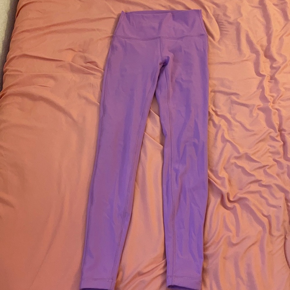 Lululemon Wunder Under tight purple-pink color 4